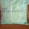 Cuscino 40x40 con scritta colore verde - immagine 2