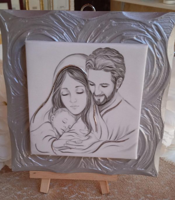 Quadretto Sacra famiglia
