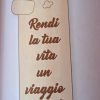 Segnalibro in legno inciso